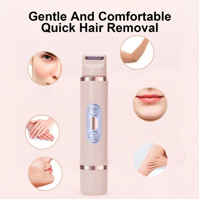 Dual-Head Electric Shaver Painless